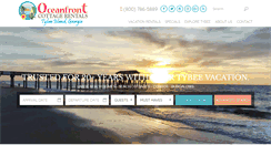 Desktop Screenshot of oceanfrontcottage.com